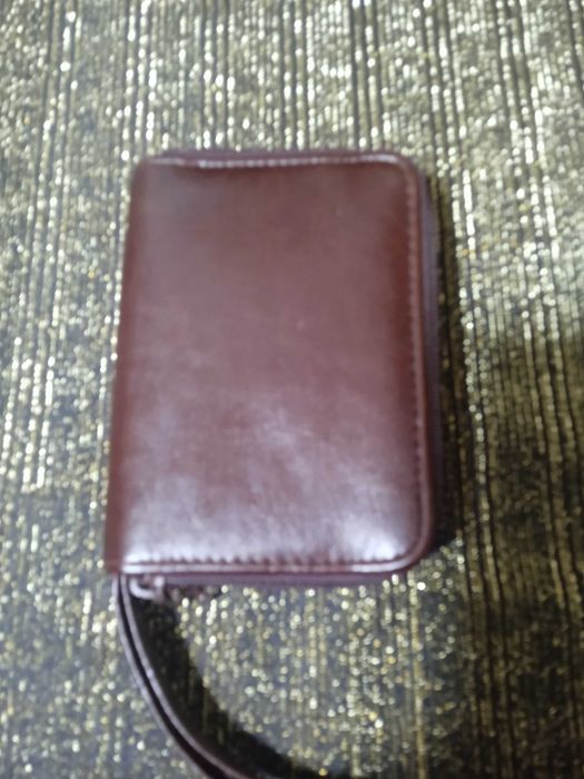Кожаная барсетка с Блакнотом и Калькулятором.