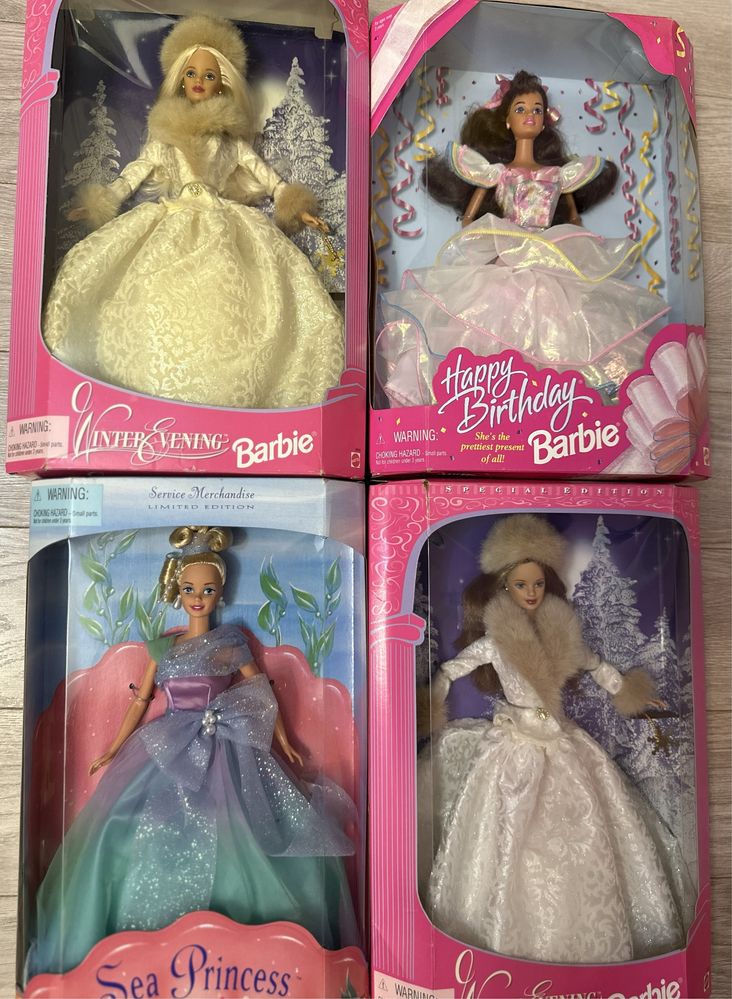 Лялька Барбі 90-х колекційна Barbie Winter Evening