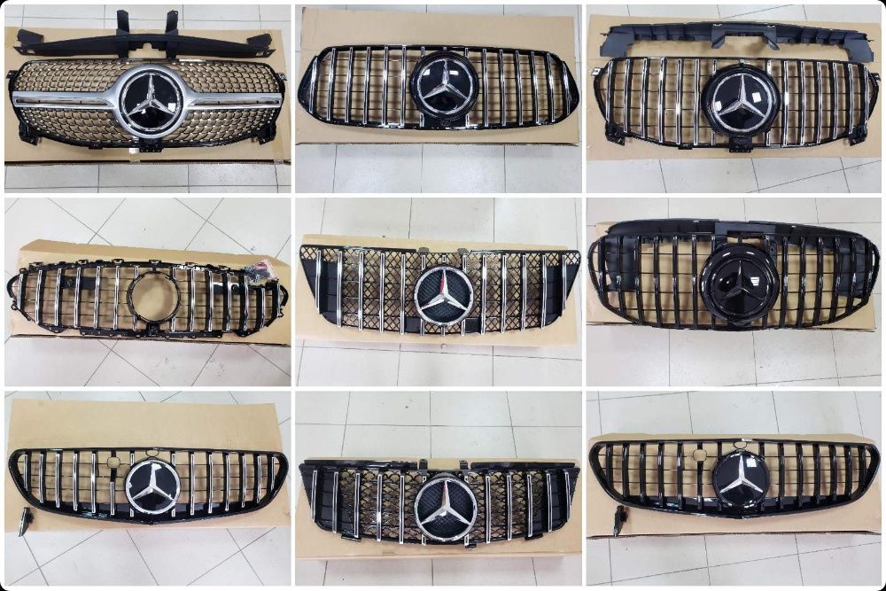 Решетка Mercedes GLE W167 diamond gls X167 W217 c257 CLS 19 c217 W167