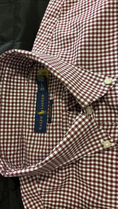 Koszula w kratę rozm XL Ralph Lauren