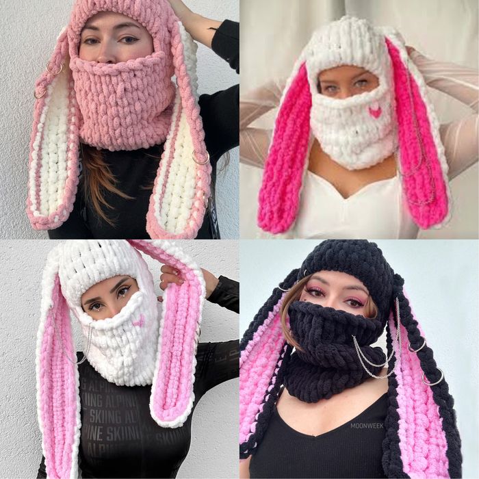 Плюшеві балаклави, плюшева балаклава з вушками зайчика, котика, ведмед