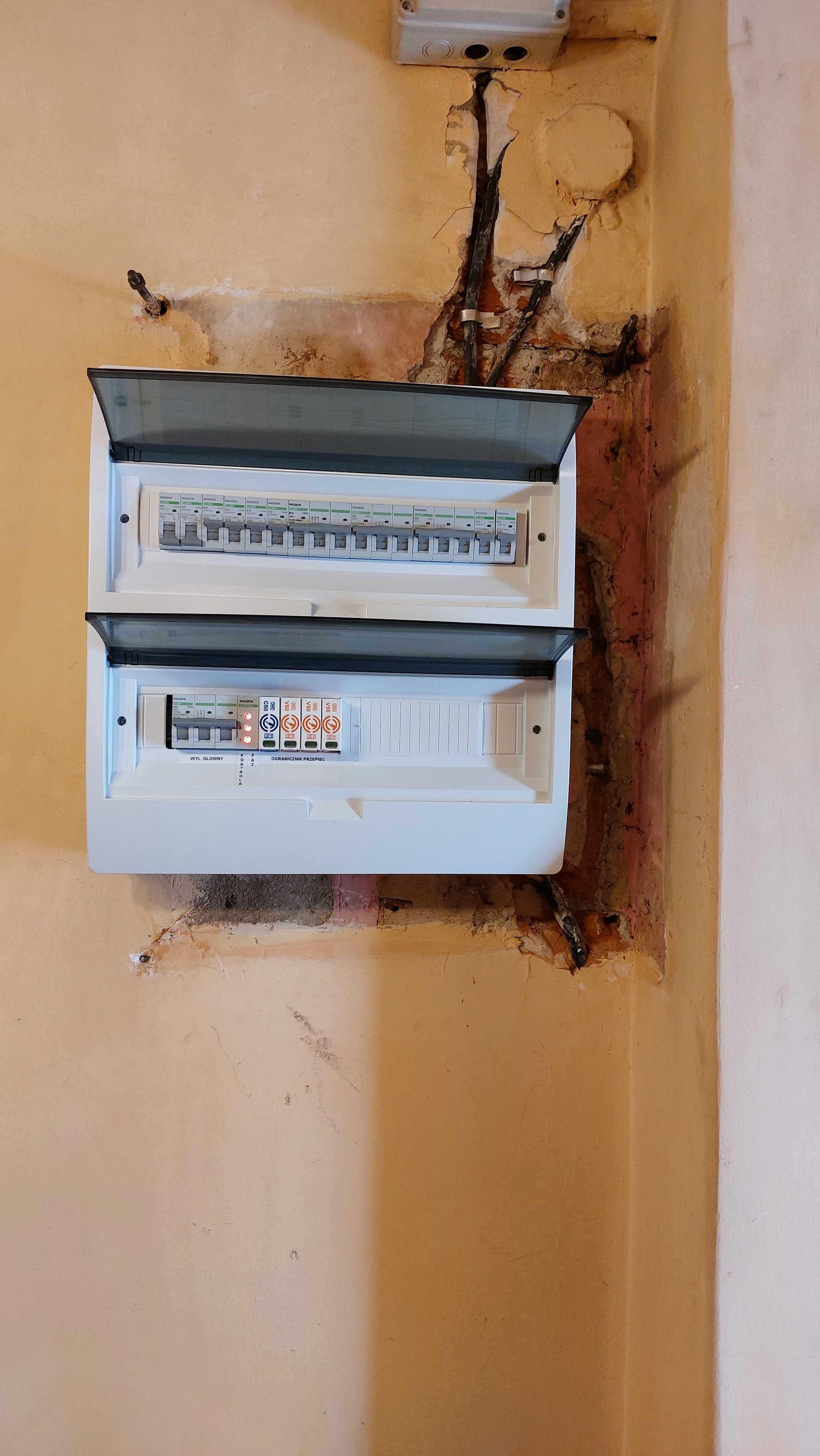 Elektryk Gdańsk przyłącza instalacje elektryczne liczniki ener. awarie
