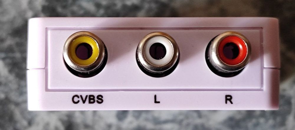 Конвертер переходник HDMI на тюльпаны AV RCA адаптер HDMI2AV ТВ 1080