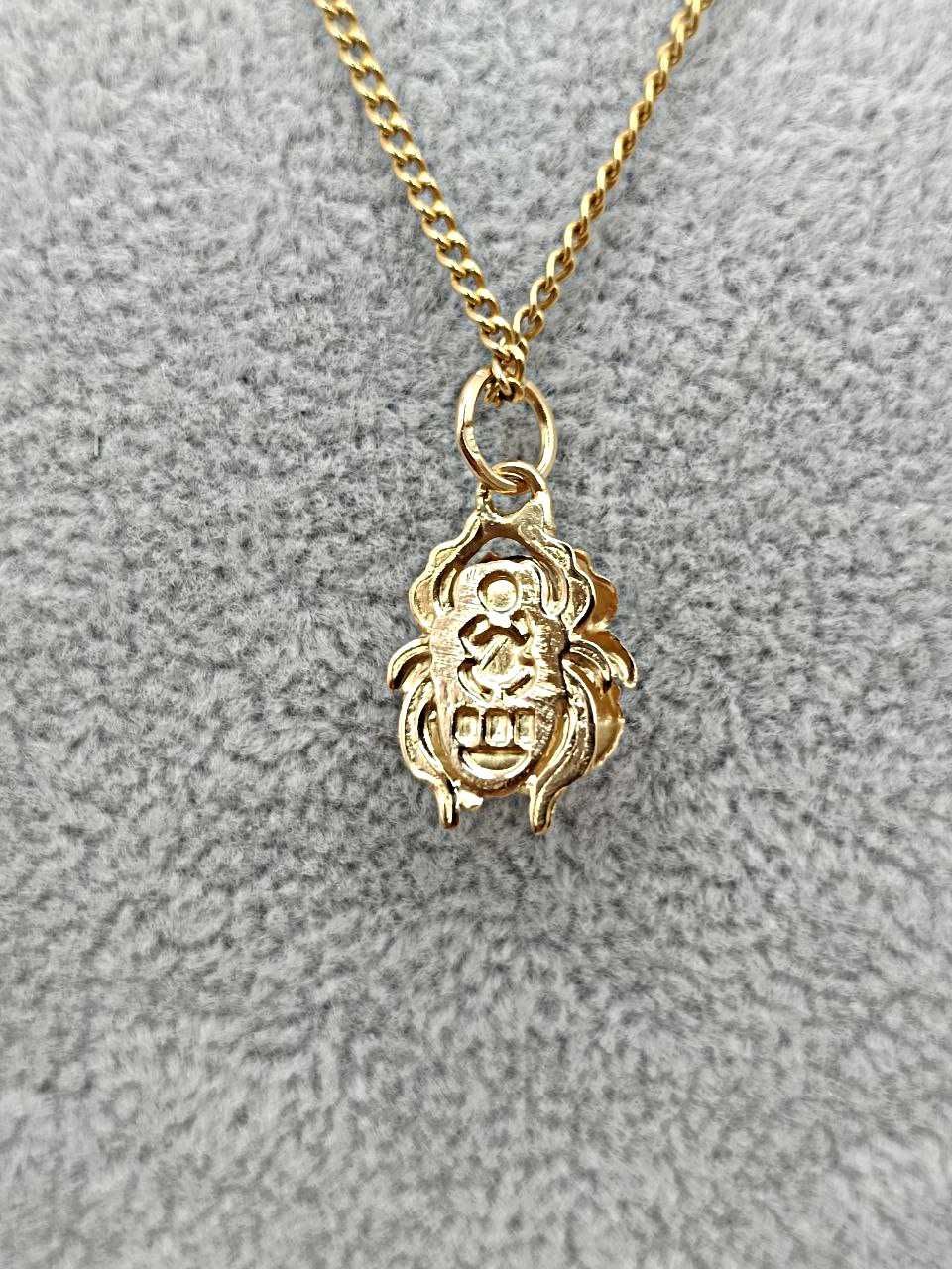 Zestaw Złoty łańcuszek z zawieszką żuk  18K 4,12 g