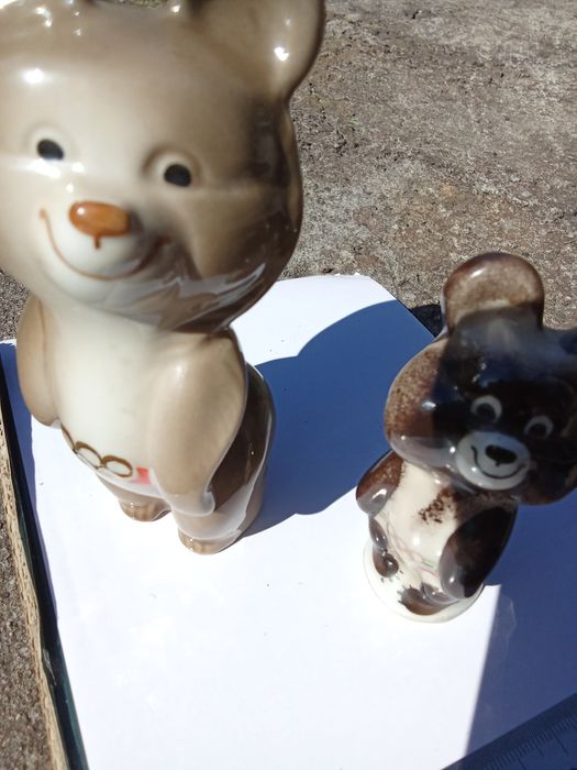 Мишка олимпийский 2 штуки.