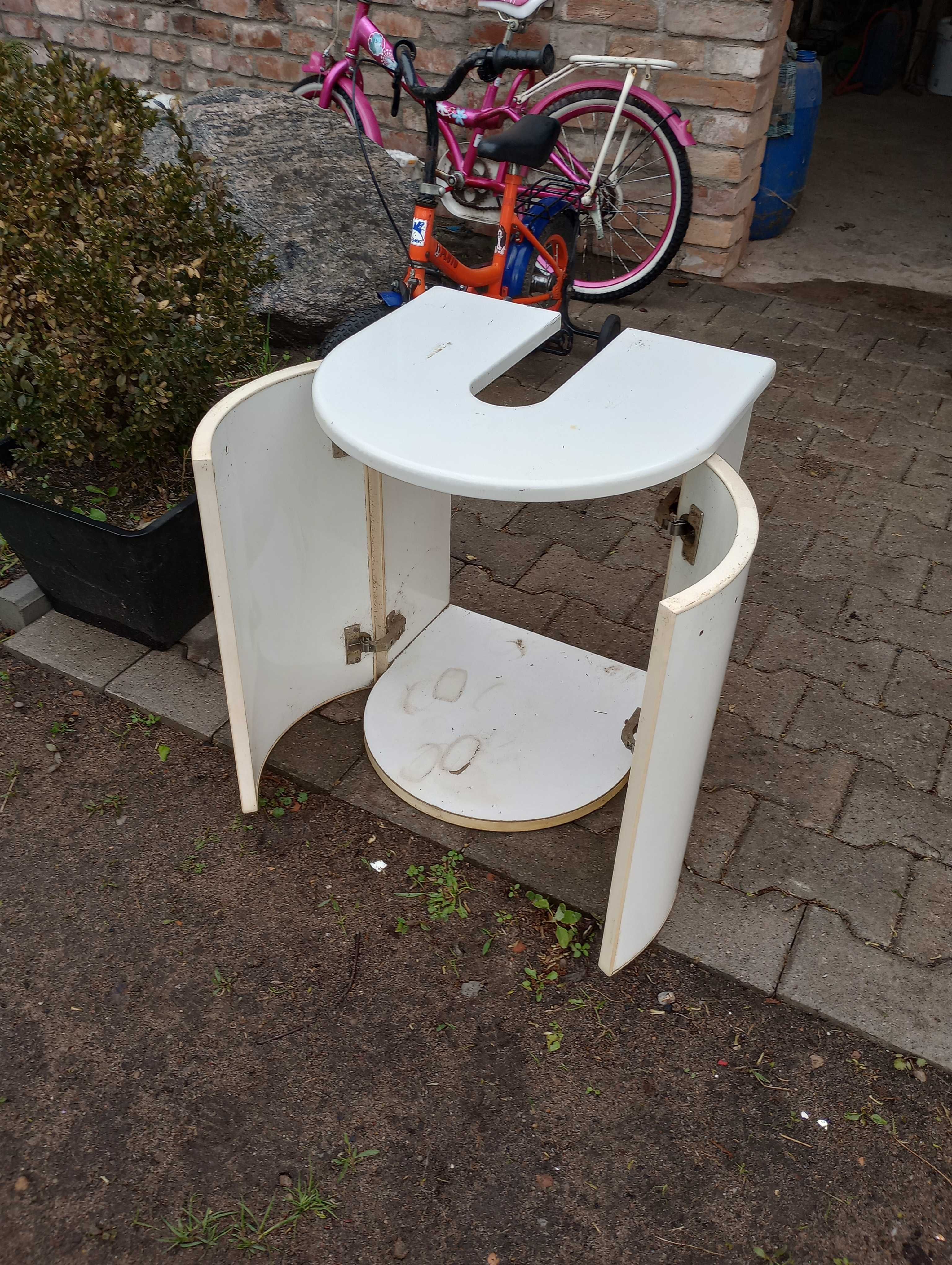 Szafka pod umywalkę, biała.