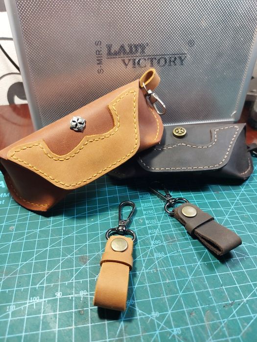 Очечница,чехол для очков натуральная кожа