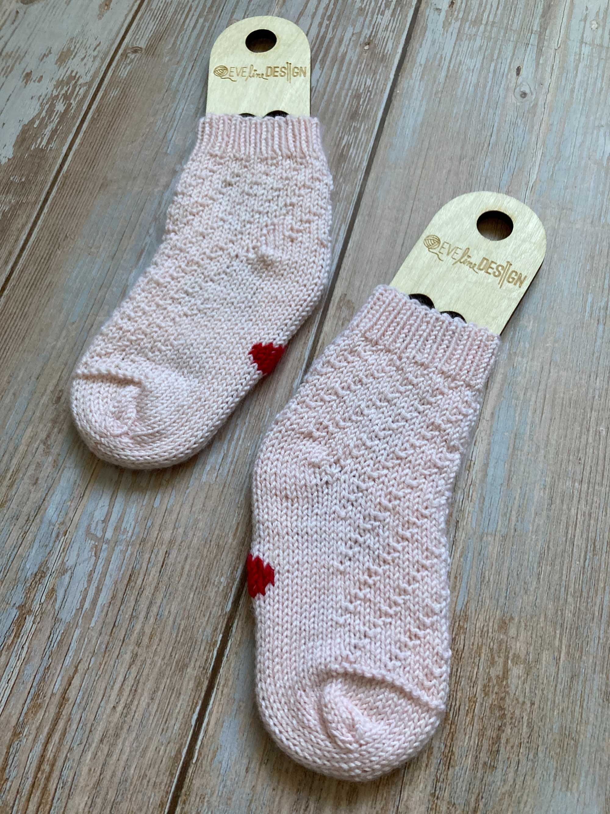 Skarpetki niemowlęce 3-6 mies - HANDMADE