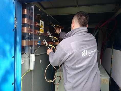 Elektryk, Instalacje elektryczne, Przyłącza elektryczne, Zwyżka.