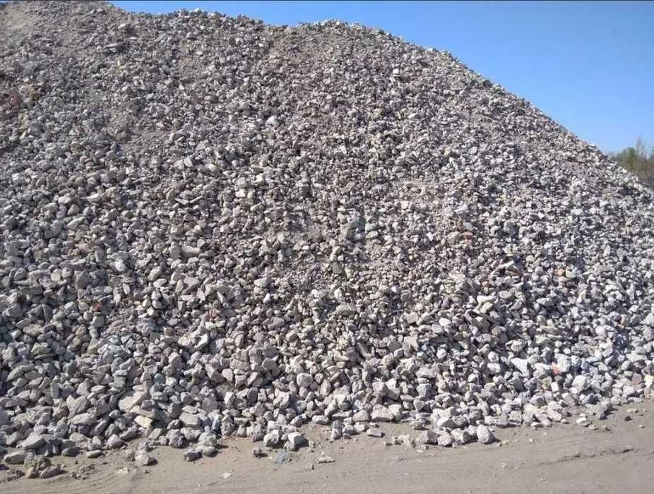 Przekrusz betonowy, kruszywo, gruz ceglany beton utwardzenie
