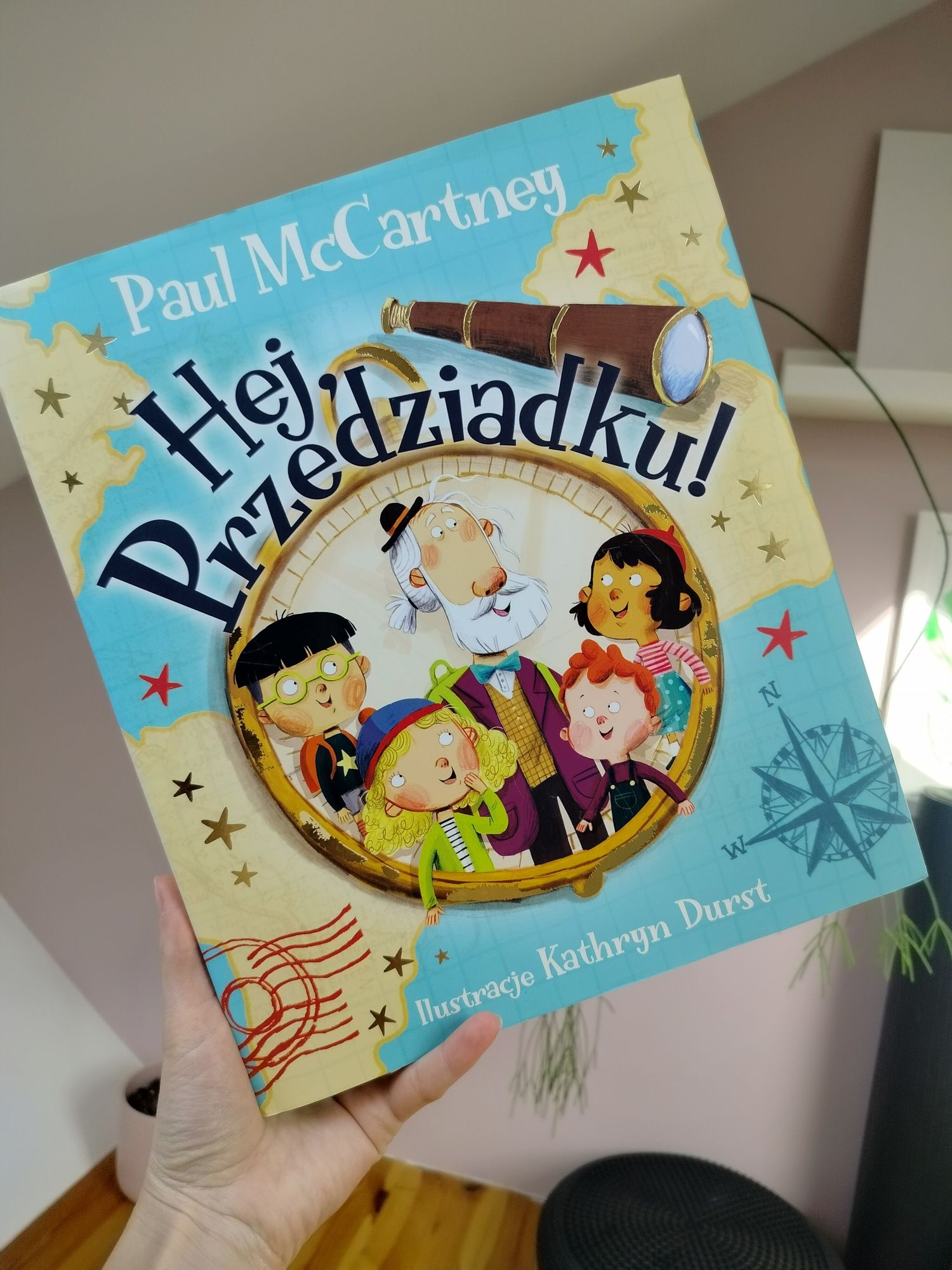 Książka dla dzieci Hej, Przedziadku! Paul McCartney twarda okładka
