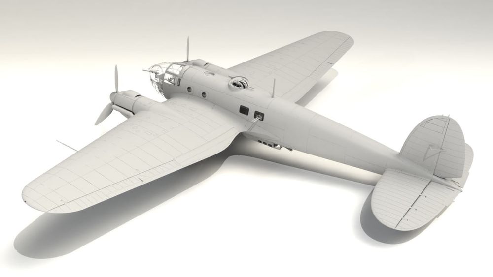 ICM 48264 model do sklejania 1:48 samolot Heinkel He 111H-20