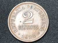 2 Centavos Bronze 1918