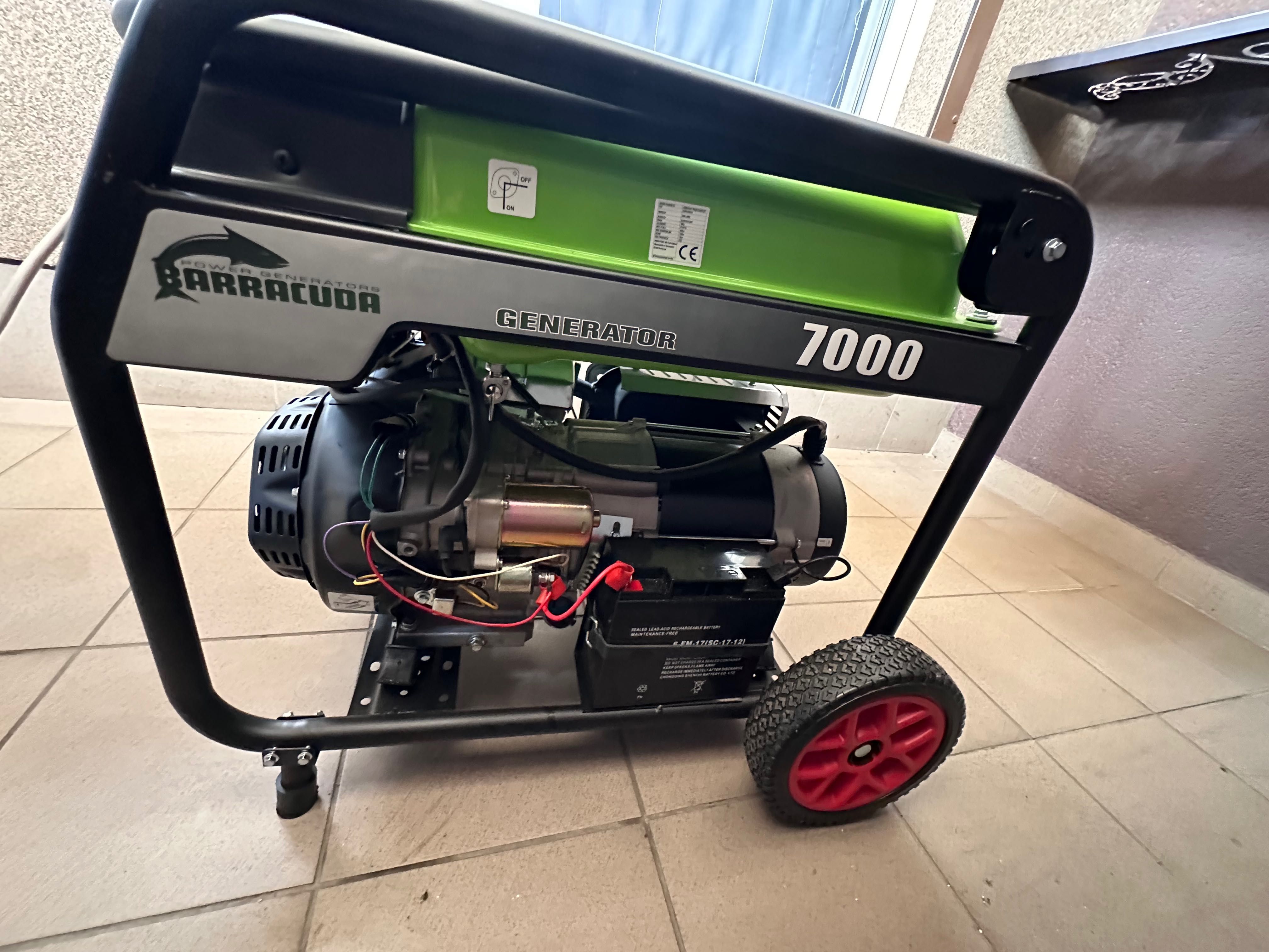 Бензиновий генератор Barracuda 7000