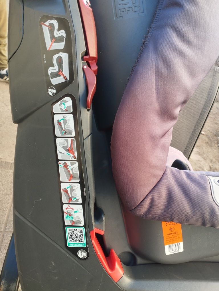 Fotelik samochodowy Britax Römer King plus 9-18kg