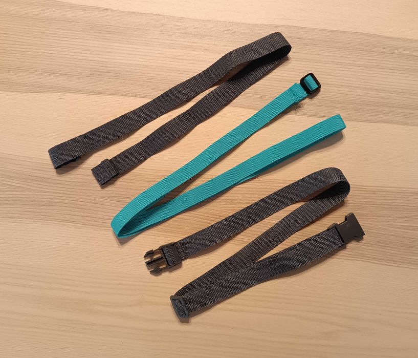 Карабины фастексы пластиковые + ремни набор