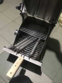 Grill z beczki po Kegu, keg