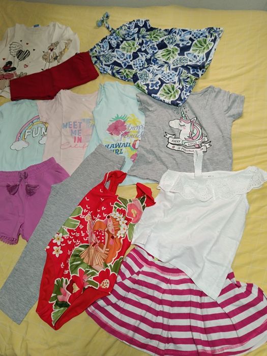Roupa menina 6/7 anos Verão
