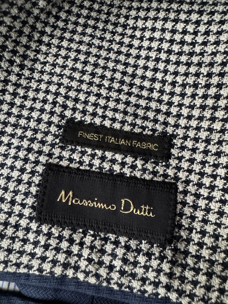 Massimo Dutti lniana marynarka M