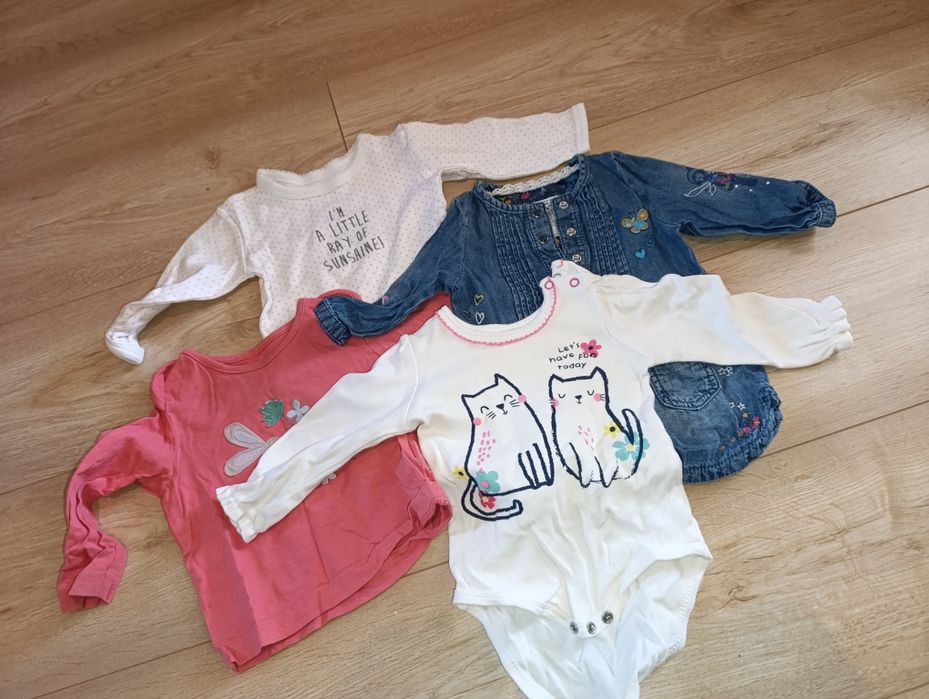 Paczka ubrań dla dziewczynki 74