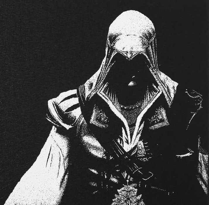 Assassin’s Creed Obraz ręcznie grawerowany na blasze...