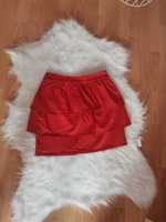 Czerwona spódnica mini