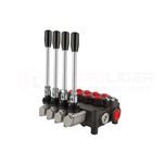 Rozdzielacz hydrauliczny 4 sekcyjny 80 l/min 4P80 sterowany dźwigniami