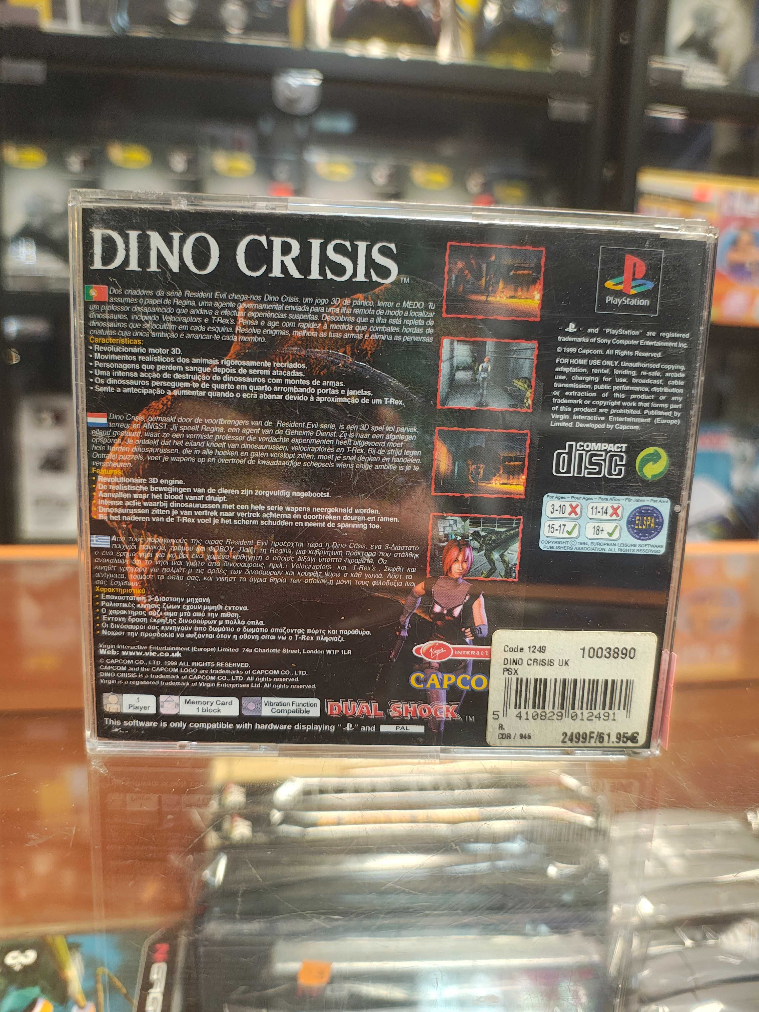 Gra DINO CRISIS PSX PS1 Sony PlayStation (PSX) Unikat SklepRetroWWA