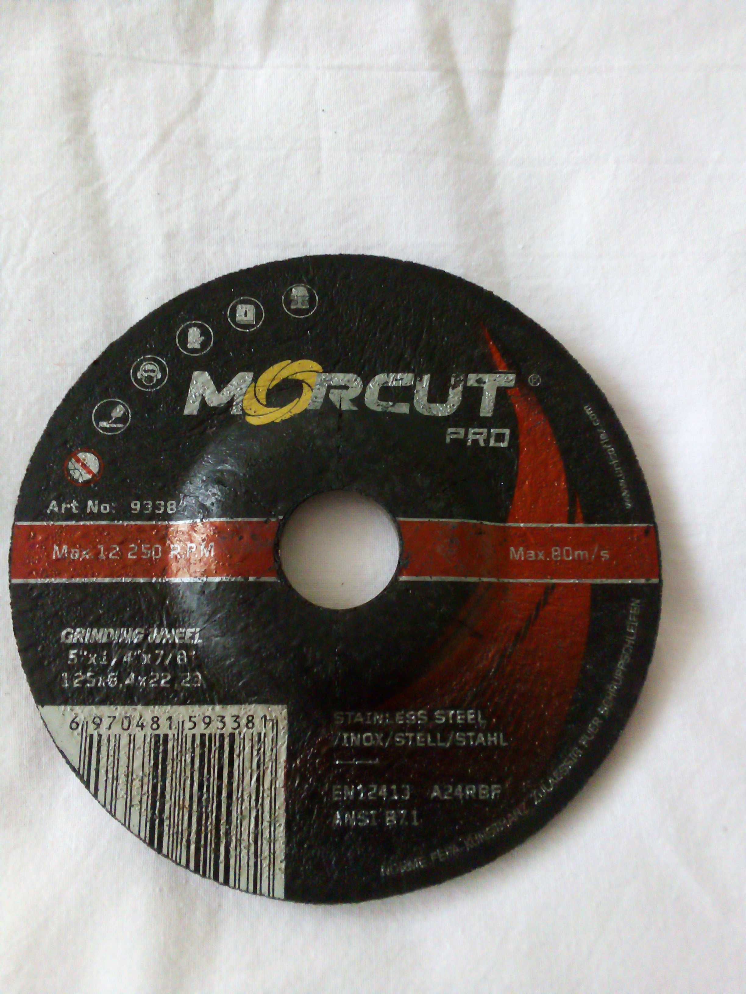 tarcze do szlifowania Morcut Pro 125x6,4