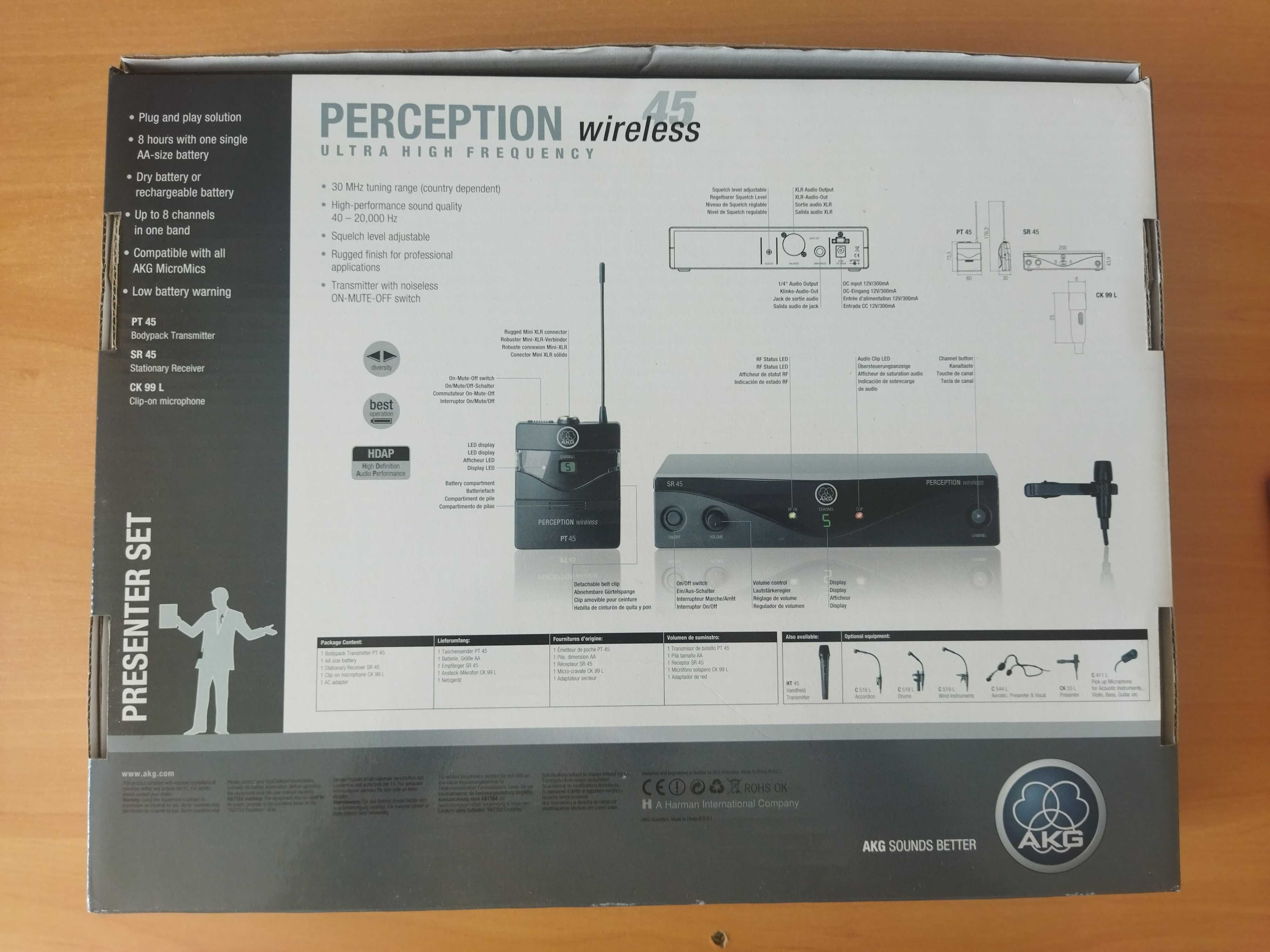 Presenter Set AKG Perception Wirereless 45