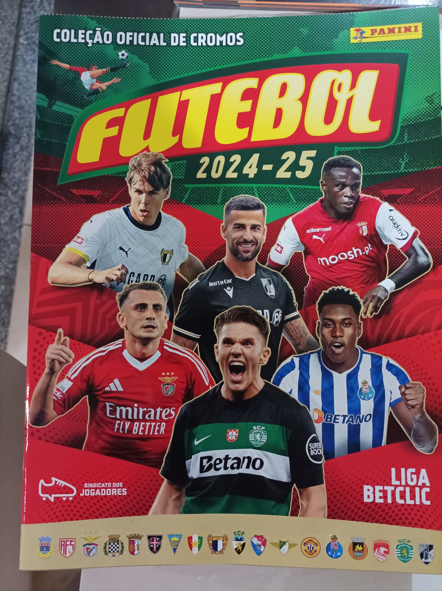 Muitas cadernetas vazias de Futebol