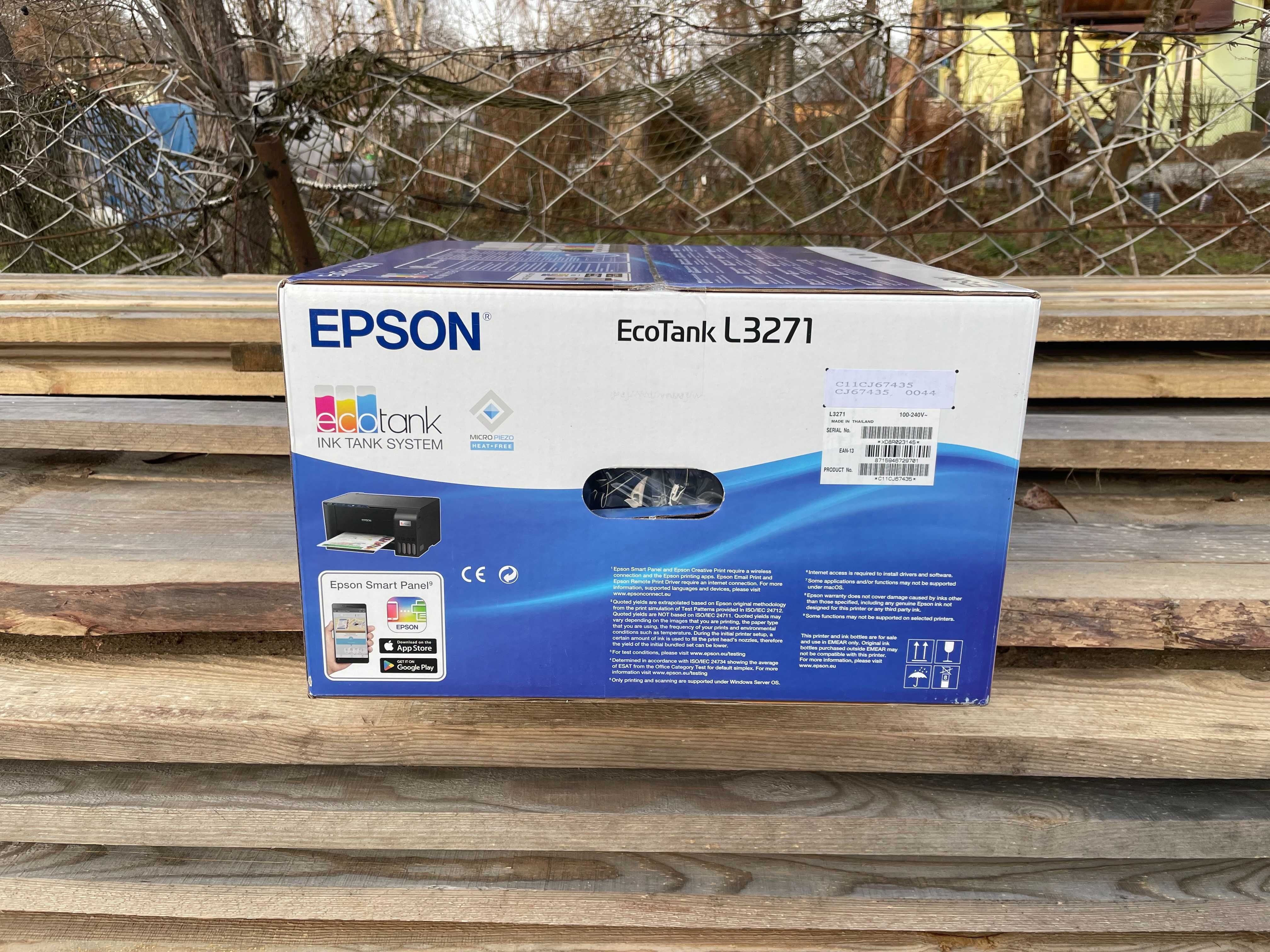 БФП 3в1 Epson L3271 + Wi-Fi + чорнила Нові! Запечатані!