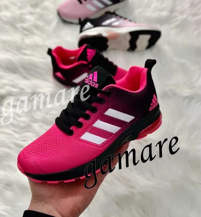 Sneakersy damskie Adidas. Rozmiar 36. Różowe - Czarne. NAJTANIEJ