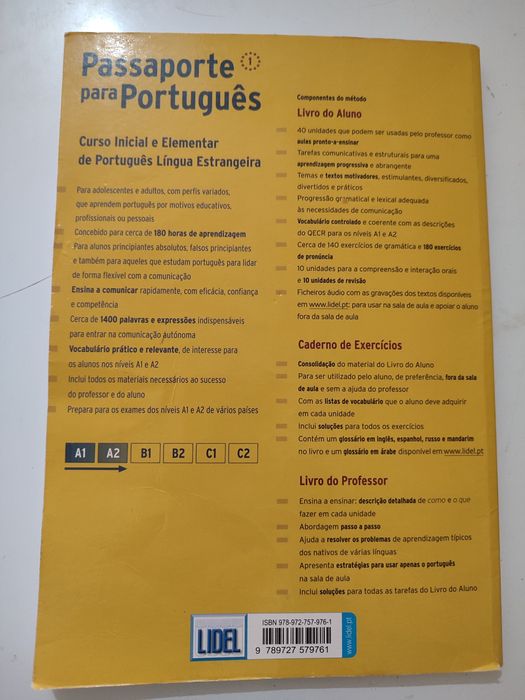Caderno de Exercícios - Passporte para Português (A1/A2)