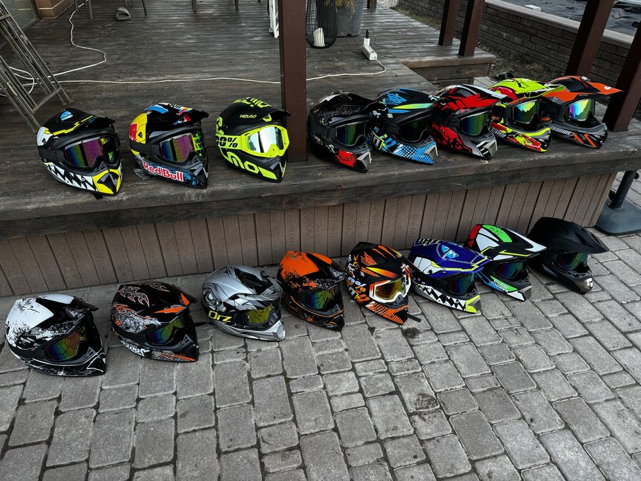 Мото шлем эндуро кроссовый