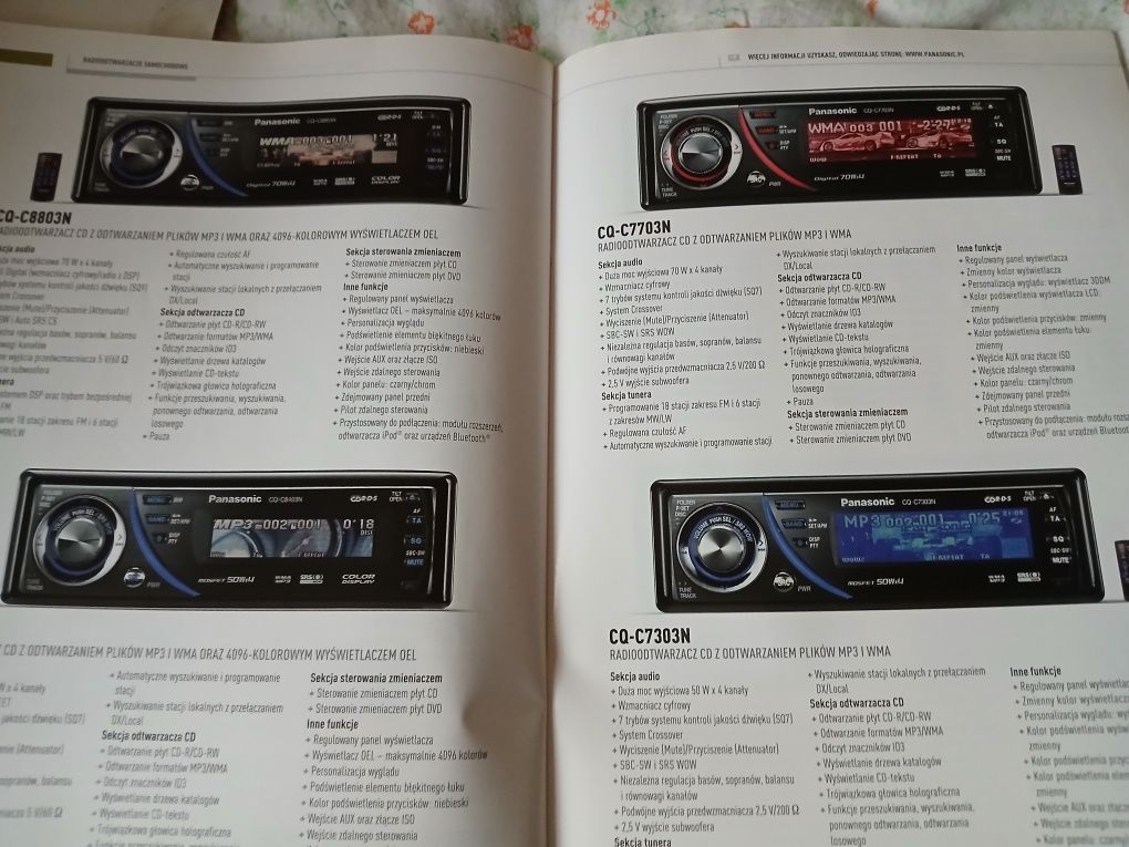 Katalog audio/video Panasonic/Technics z roku 2006