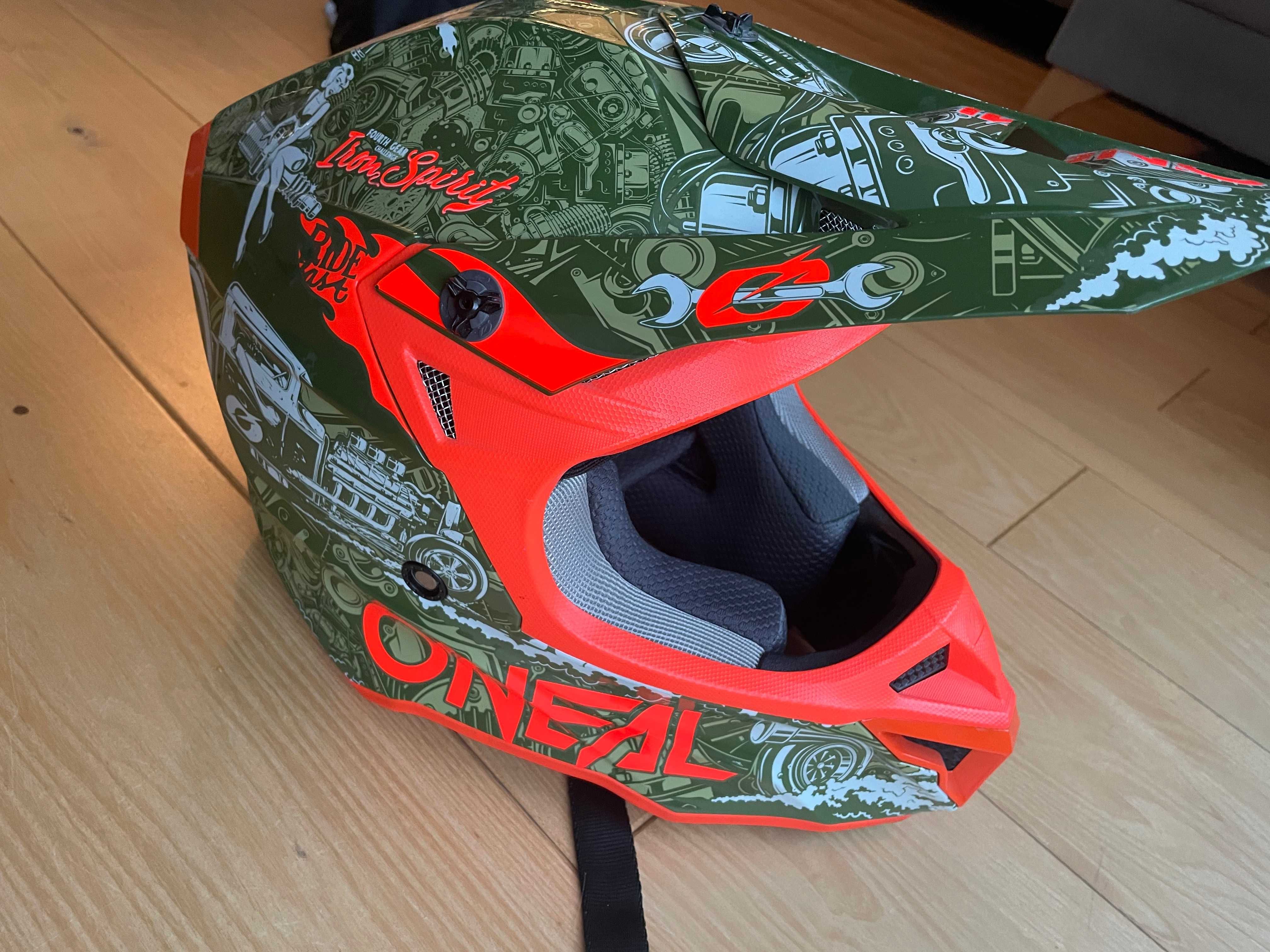 Kask i Gogle Motocrossowy Rowerowy O'neal, Raven; Świetna jakość