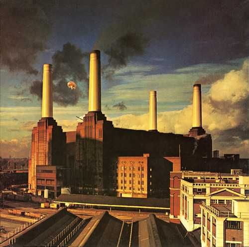 Фирменные пластинки групп Pink Floyd и Uriah Heep