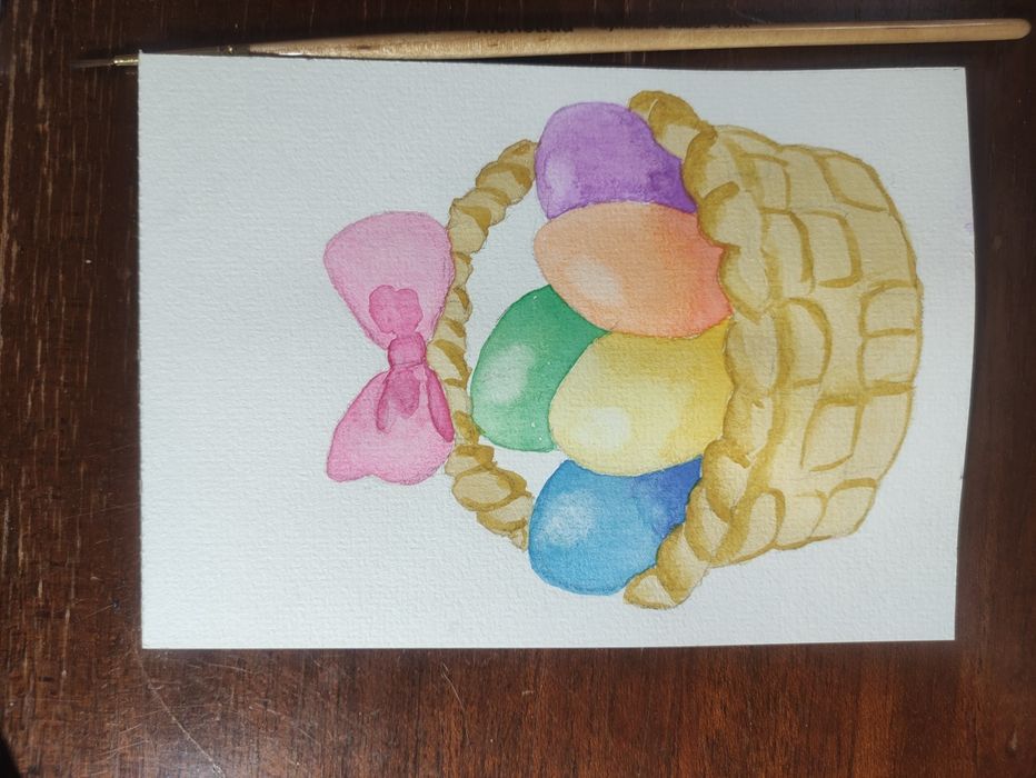 Пасхальная открытка