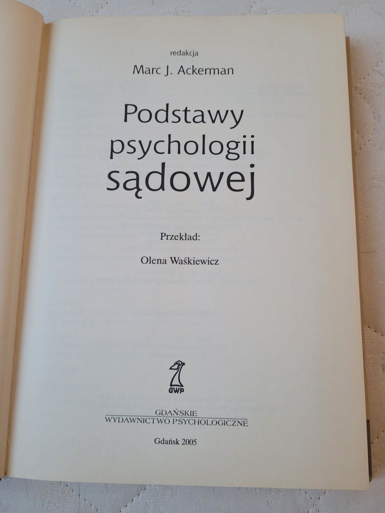 Podstawy psychologii sądowej Ackerman