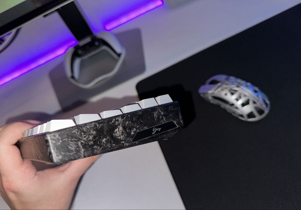 Магнитная игровая клавиатура WLMouse Ying75 HE Forged Carbon