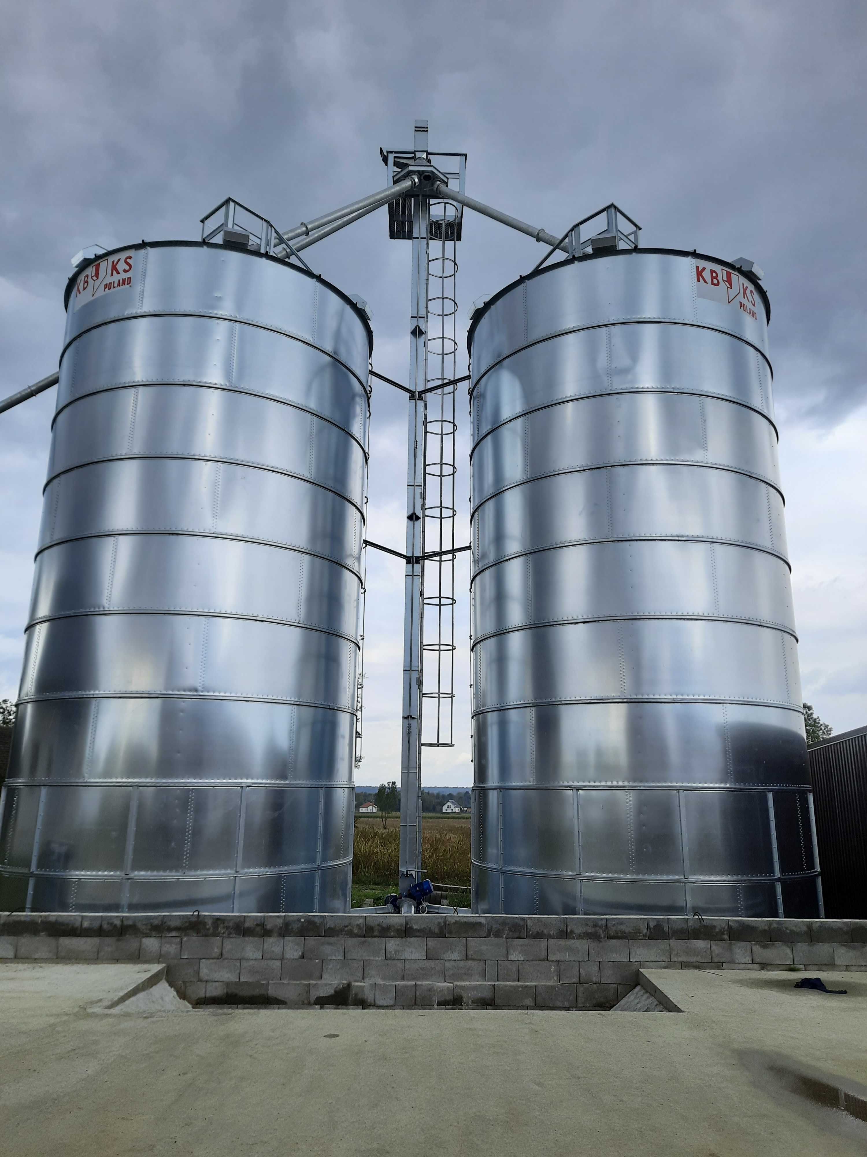 Silos zbożowy lejowy , płaskodenny Kbks Poland promocja