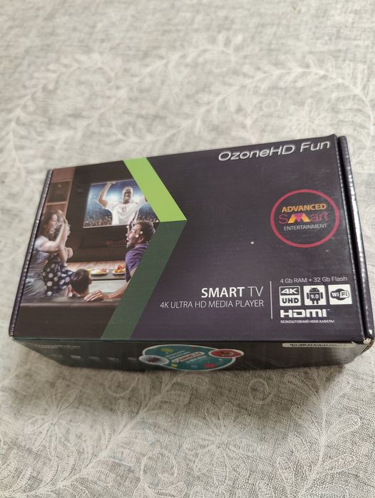 ozoneHD fun tv box  4/32.медиаприставка