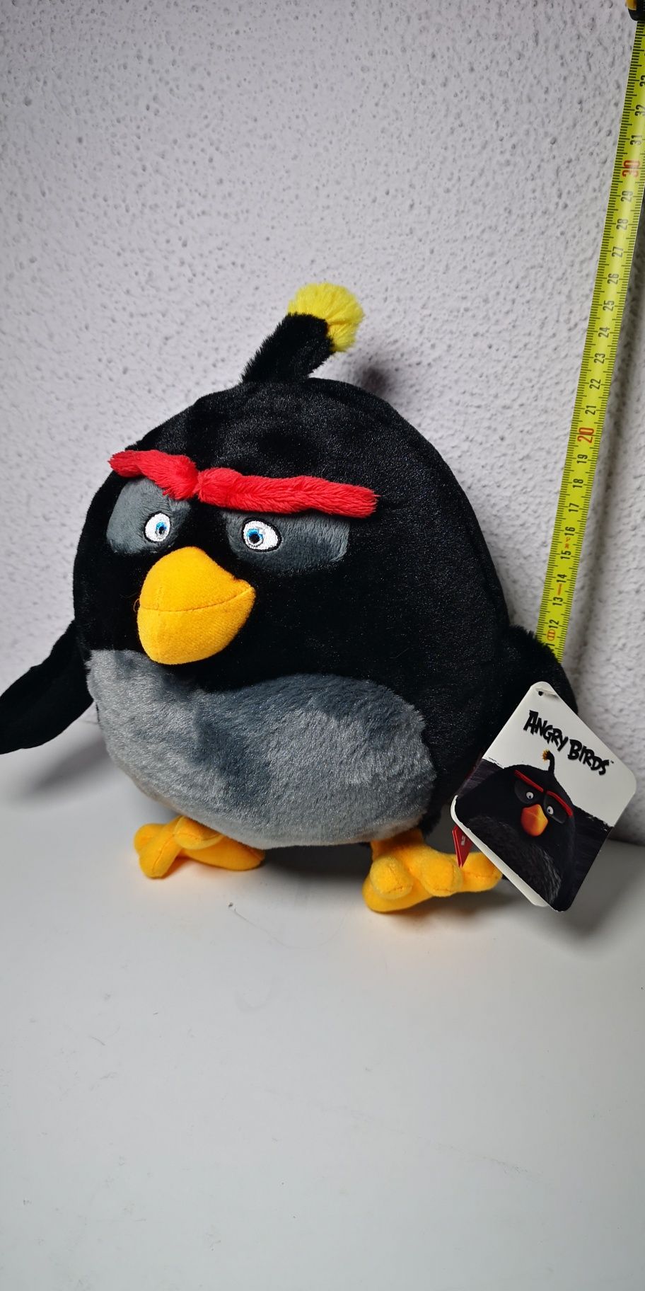 Peluche Angry Birds preto