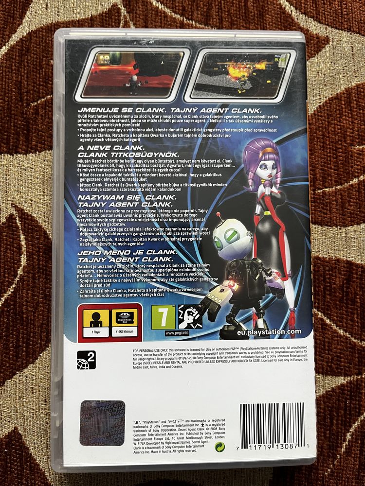 Secret Agent Clank PSP
