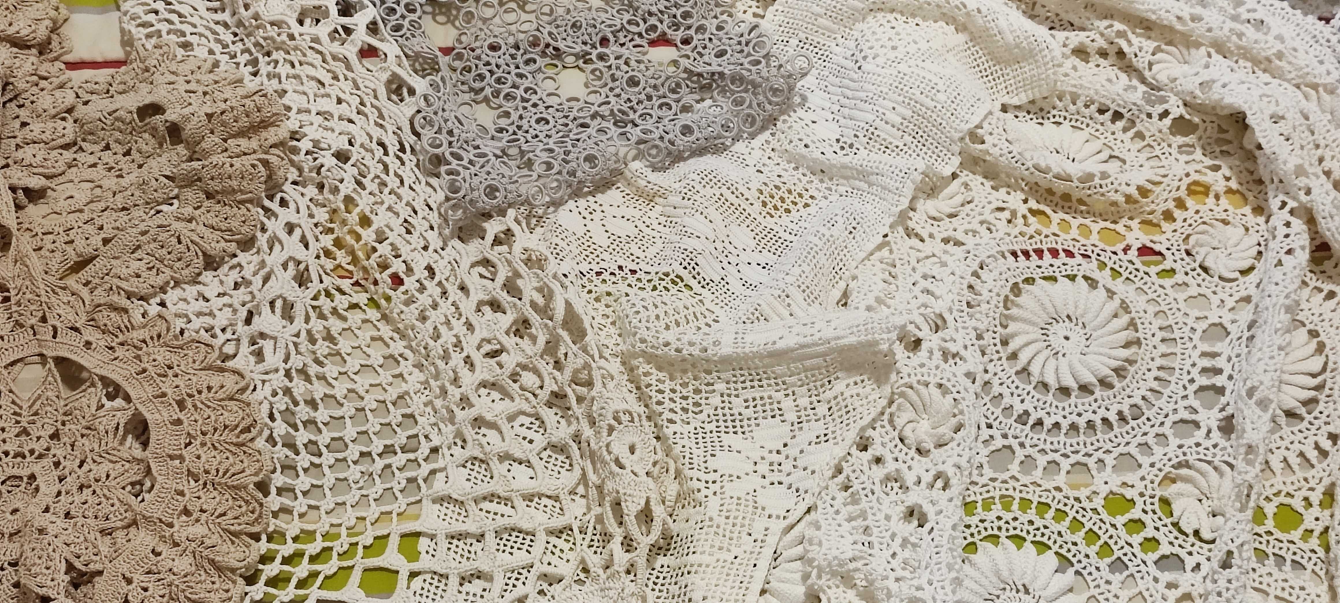 Colcha de crochê em rosetas