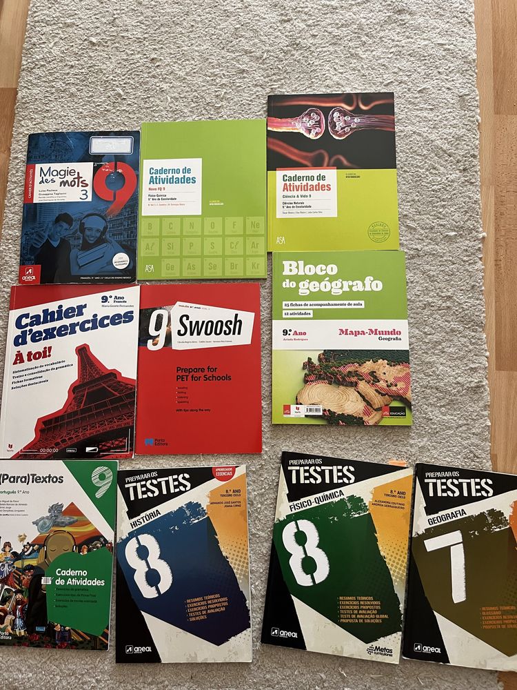 Manuais e cadernos de atividades