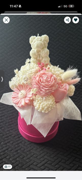 Flowee box - bukiet ze świec