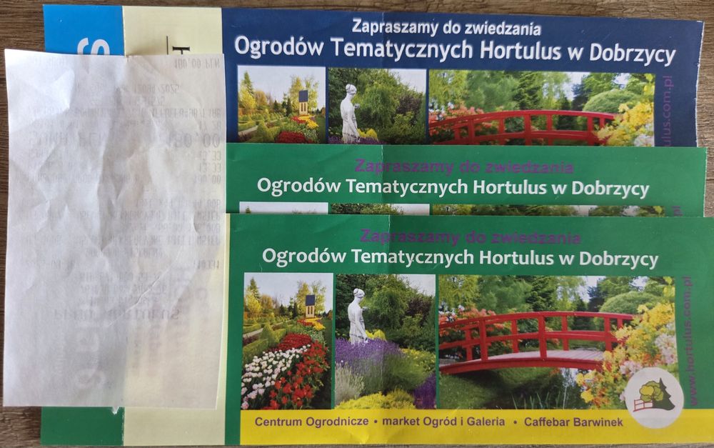 Bilet 2+1 Ogrody Hortulus Spectabilis