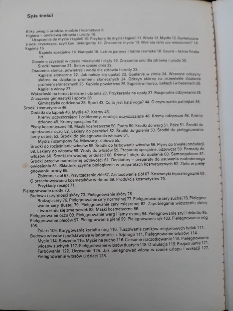 "Pielęgnowanie zdrowia i urody "
